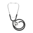 Double-sided Stethoscope Single Tube Doctors Nurse Professional Cardiology Stethoscope Aluminium Alloy Chestpiece(Black) - free shipping - PMC TechLife - Order now!