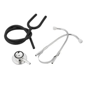 Double-sided Stethoscope Single Tube Doctors Nurse Professional Cardiology Stethoscope Aluminium Alloy Chestpiece(Black)