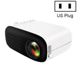 YG200 Portable LED Pocket Mini Projector AV USB SD HDMI Video Movie Game Home Theater Video Projector, US Plug(Black and White) - LED Projector by PMC TechLife | Online Shopping South Africa | PMC TechLife | Buy Now Pay Later Mobicred