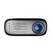 YG200 Portable LED Pocket Mini Projector AV USB SD HDMI Video Movie Game Home Theater Video Projector, US Plug(Black and White)