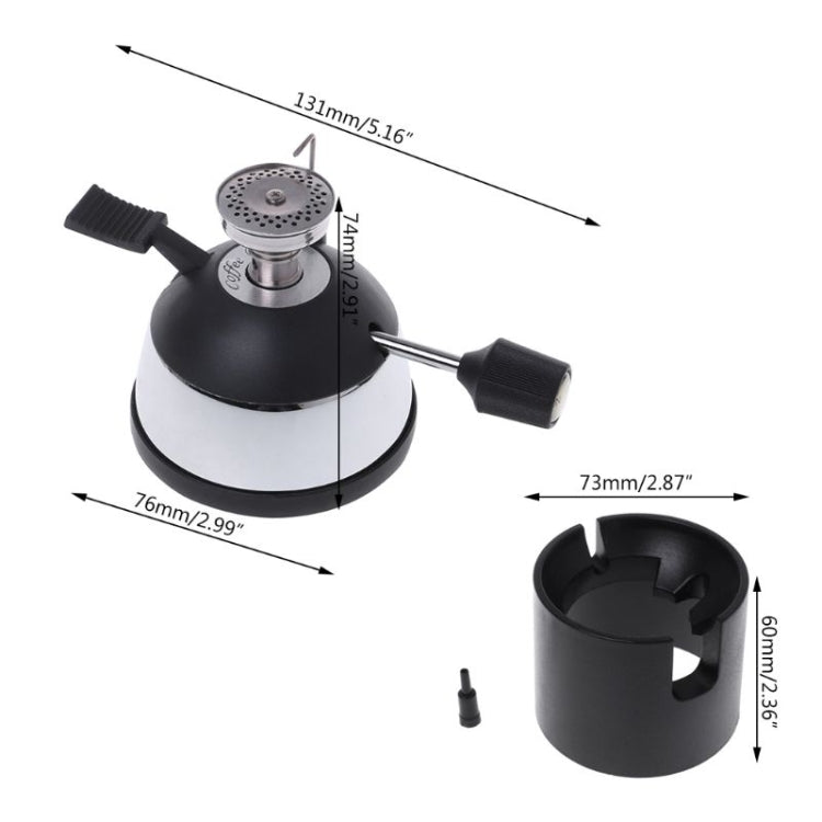 Mini Gas Burner with Ceramic Flame Head Coffee Heater Maker Coffee Stove Siphon Pot - free shipping - PMC TechLife - Order now!