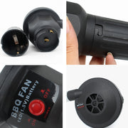 Outdoor Electric Drum Fan BBQ Portable Barbecue Hair Dryer