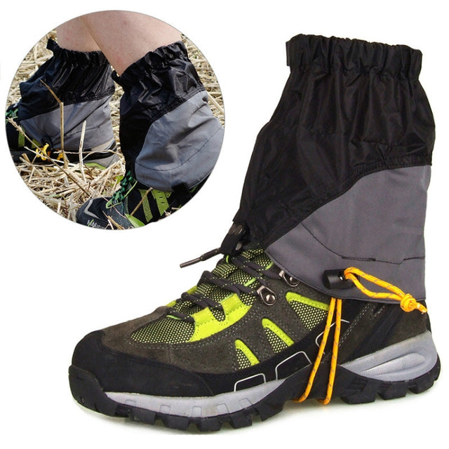 Outdoor Mountaineering Sandproof Water-resistant Tearproof Legging Protective Case(Black)
