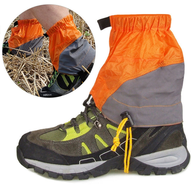 Outdoor Mountaineering Sandproof Water-resistant Tearproof Legging Protective Case(Orange)