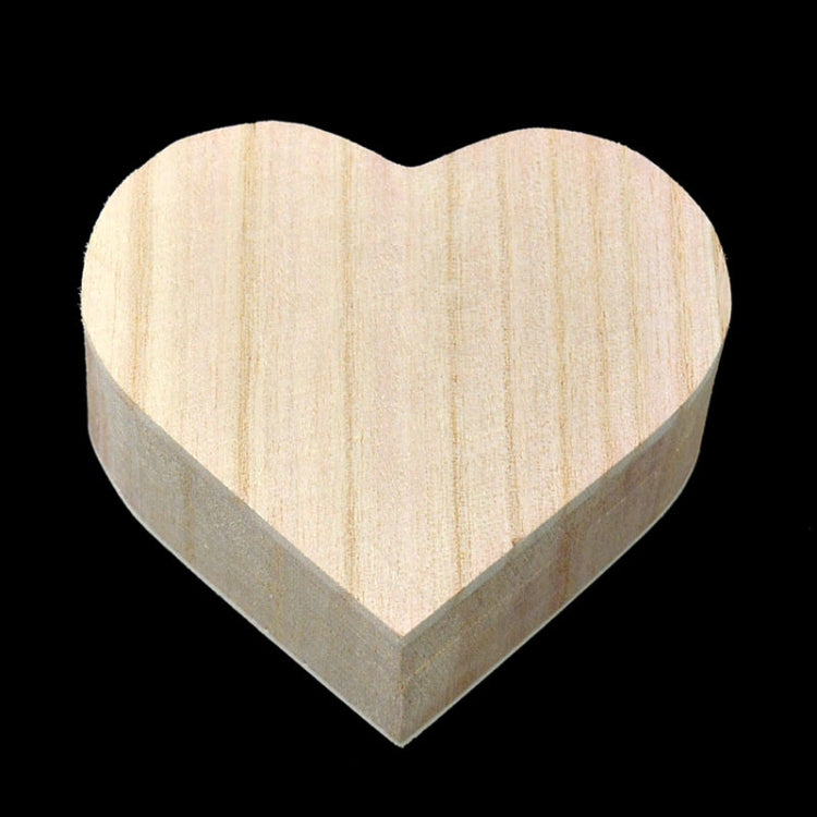 Crafts Magnet Buckle Love Box Daily Makeup Retro Heart-shaped Wooden Storage Box - Storage Boxes by PMC TechLife | Online Shopping South Africa | PMC TechLife | Buy Now Pay Later Mobicred