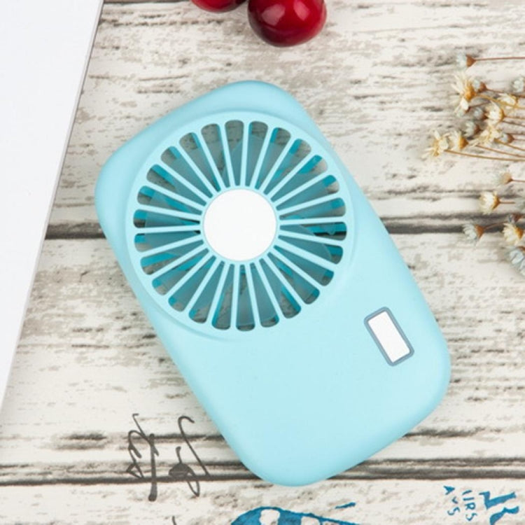 Portable Hand Held USB Rechargeable Mini Fan(Blue) - Electric Fans by PMC TechLife | Online Shopping South Africa | PMC TechLife | Buy Now Pay Later Mobicred