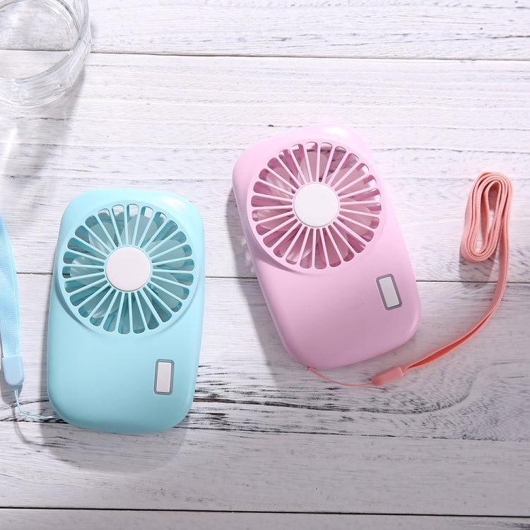 Portable Hand Held USB Rechargeable Mini Fan(Blue) - Electric Fans by PMC TechLife | Online Shopping South Africa | PMC TechLife | Buy Now Pay Later Mobicred