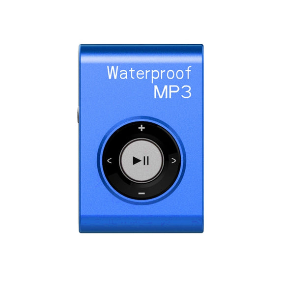 C26 IPX8 Water-resistant Swimming Diving Sports MP3 Music Player with Clip & Earphone, Support FM, Memory:4GB(Blue)