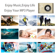 C26 IPX8 Water-resistant Swimming Diving Sports MP3 Music Player with Clip & Earphone, Support FM, Memory:4GB(Blue)