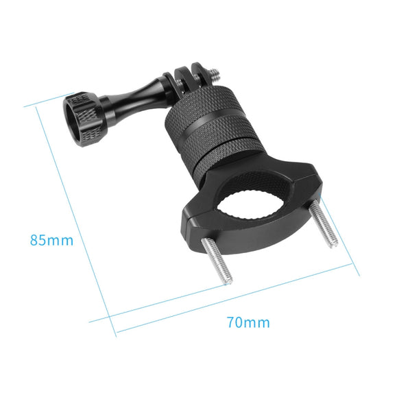 Aluminum Alloy Bicycle Mounting Bracket Bicycle Clip For Action Camera(Blue)