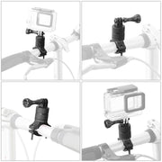 Aluminum Alloy Bicycle Mounting Bracket Bicycle Clip For Action Camera(Blue)