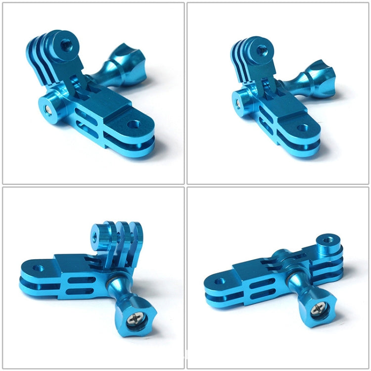 Action Camera Universal Aluminum Alloy Three-way Adjustment Arm 360 Degree Adapter(Red) - Connection Mount by PMC TechLife | Online Shopping South Africa | PMC TechLife | Buy Now Pay Later Mobicred