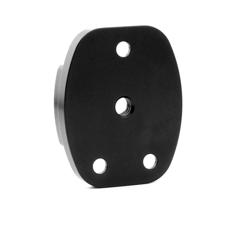 4 Holes Aluminum Quick Release Tripod Mount Base For Sports Camera, Color: Black - Helmet Mount by PMC TechLife | Online Shopping South Africa | PMC TechLife | Buy Now Pay Later Mobicred