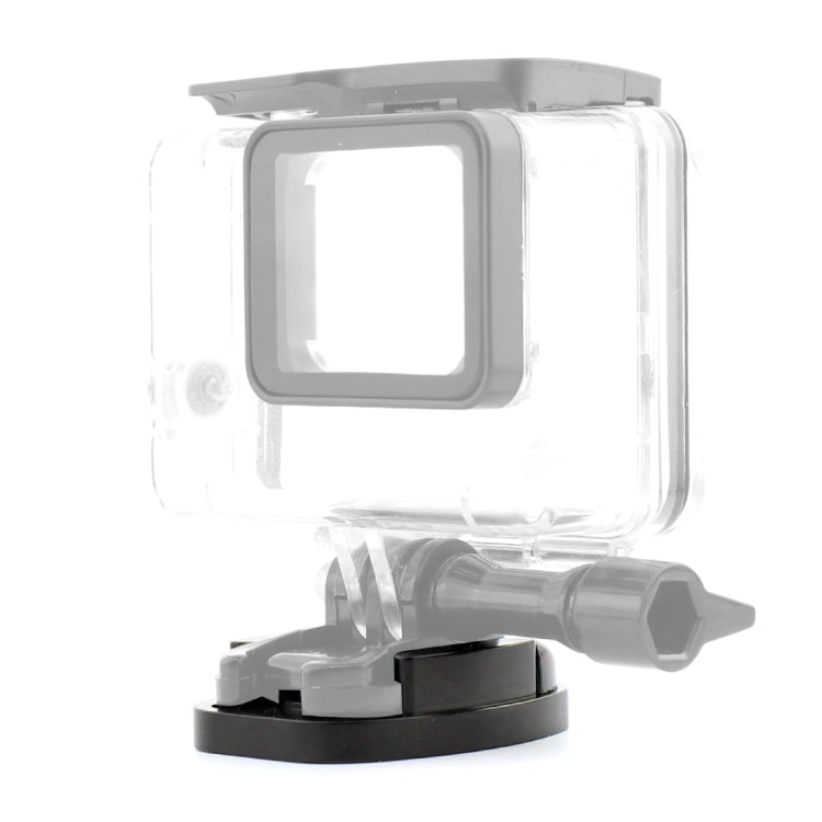 4 Holes Aluminum Quick Release Tripod Mount Base For Sports Camera, Color: Black - Helmet Mount by PMC TechLife | Online Shopping South Africa | PMC TechLife | Buy Now Pay Later Mobicred