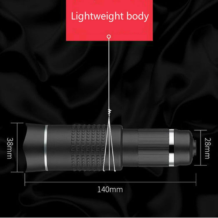 Universal 20 Times Mobile Phone Telephoto Lens Monocular Live Broadcast HD 4K No Vignetting Lens - free shipping - PMC TechLife - Order now!