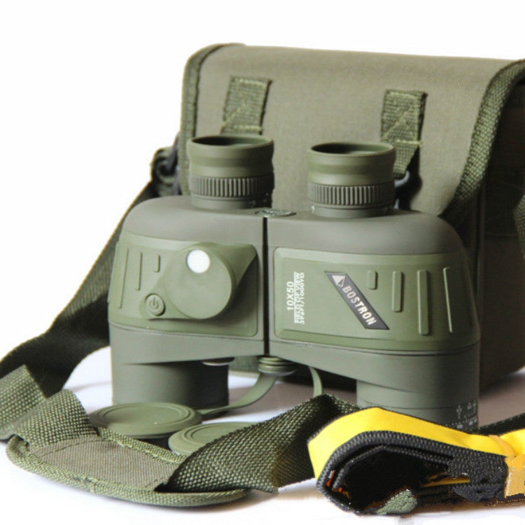 Bostron Telescope High-definition Navigation Floating 10X50 with Compass Waterproof Ranging Low Light Level Night Vision Binoculars - Binoculars by PMC TechLife | Online Shopping South Africa | PMC TechLife | Buy Now Pay Later Mobicred