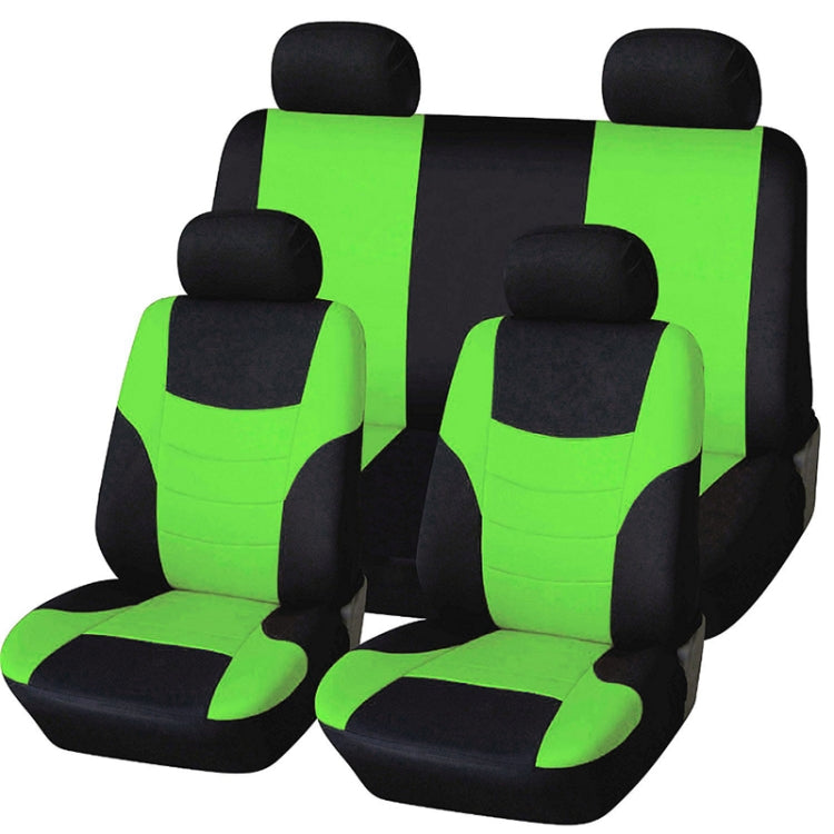 Universal Car Seat Cover Personality Stitching Automotive Chairs Protective Sleeve Cloth Automobile Seats Covers(red)