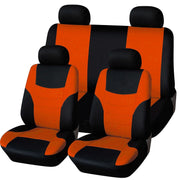 Universal Car Seat Cover Personality Stitching Automotive Chairs Protective Sleeve Cloth Automobile Seats Covers(red)