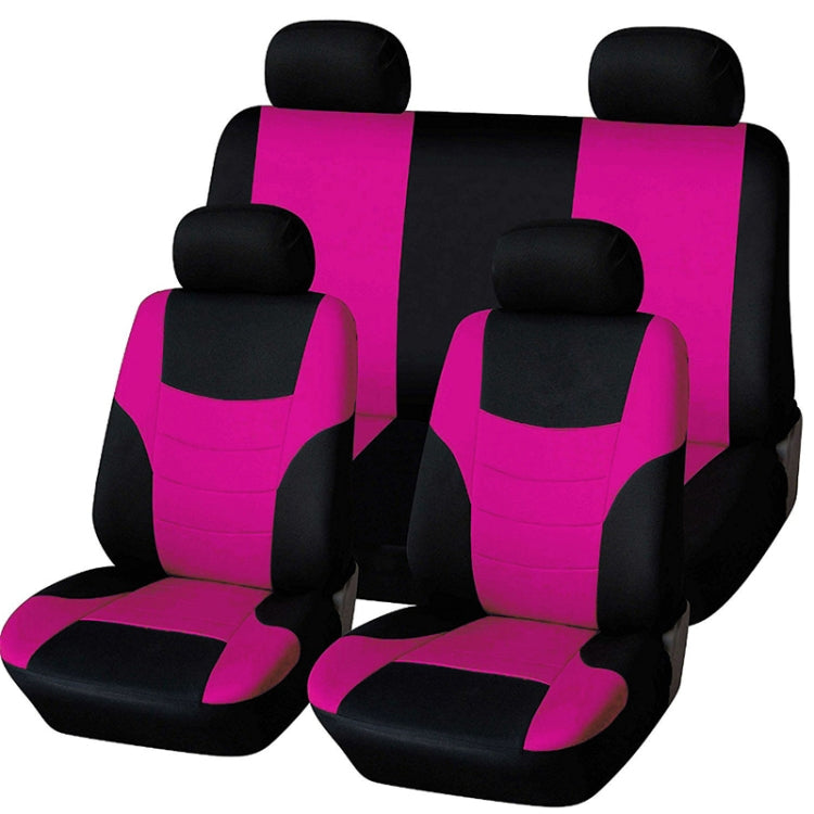 Universal Car Seat Cover Personality Stitching Automotive Chairs Protective Sleeve Cloth Automobile Seats Covers(Blue)