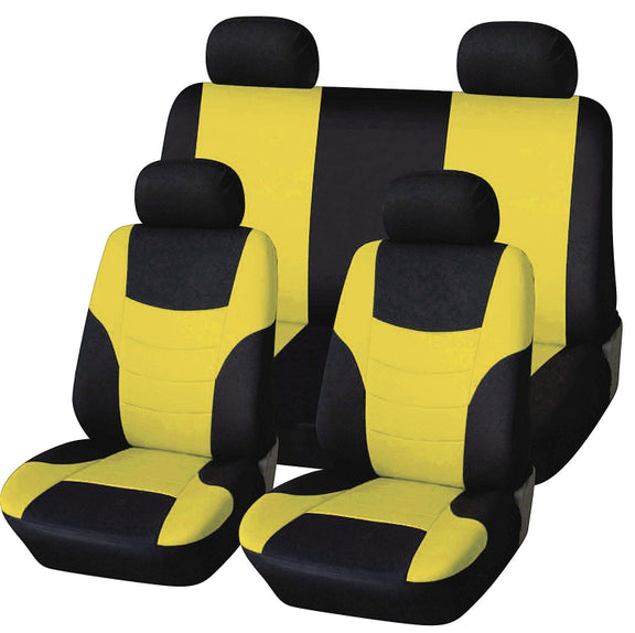Universal Car Seat Cover Personality Stitching Automotive Chairs Protective Sleeve Cloth Automobile Seats Covers(Blue)