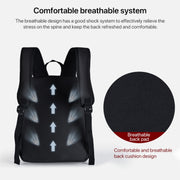 Cwatcun Shoulder Digital Camera Bag Outdoor Nylon Photography Backpack(Black (Big size))