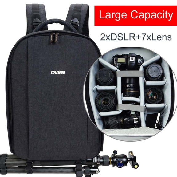 CADeN USB SLR Camera Bag Professional  Water-resistant Portable Unisex Camera Bag