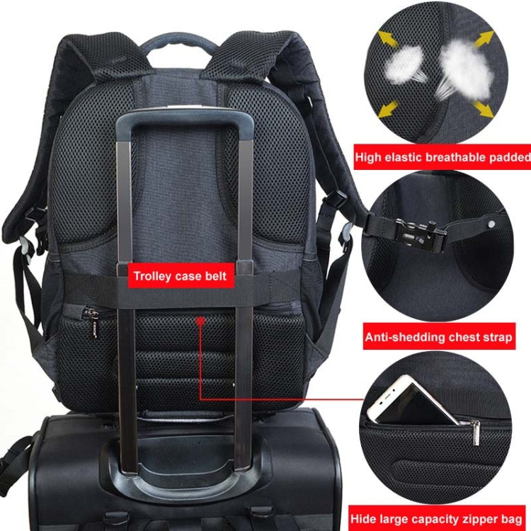 CADeN USB SLR Camera Bag Professional  Water-resistant Portable Unisex Camera Bag