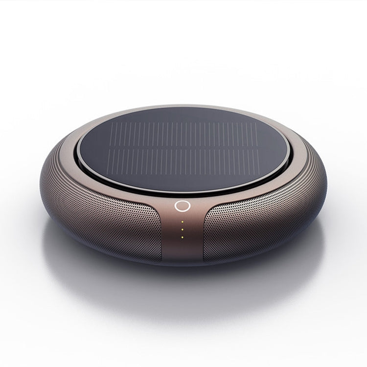 Intelligent Formaldehyde Removal Haze Negative Ion Solar Car Air Purifier(Gold) - Air Purifier by PMC TechLife | Online Shopping South Africa | PMC TechLife | Buy Now Pay Later Mobicred