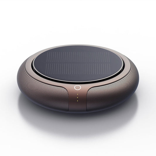 Intelligent Formaldehyde Removal Haze Negative Ion Solar Car Air Purifier(Gold) - Air Purifier by PMC Jewellery | Online Shopping South Africa | PMC Jewellery | Buy Now Pay Later Mobicred