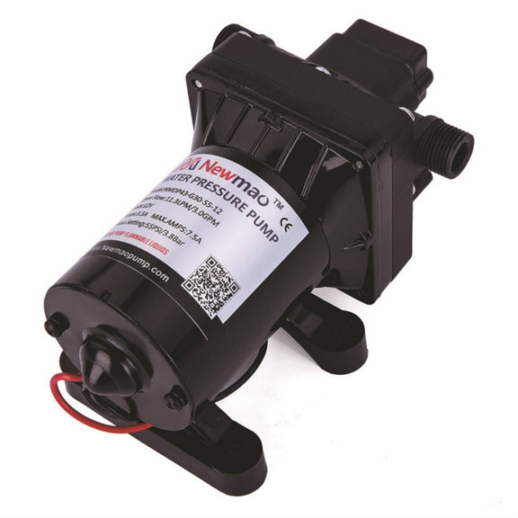 Newmao Reciprocating Diaphragm Pump DC Small Water Pump, EU Plug(DC 24V)