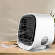 Mini Multifunctional Humidification Aromatherapy Fan Portable Office Home Desktop Air Conditioner Fan(Sky White) - Electric Fans by PMC TechLife | Online Shopping South Africa | PMC TechLife | Buy Now Pay Later Mobicred