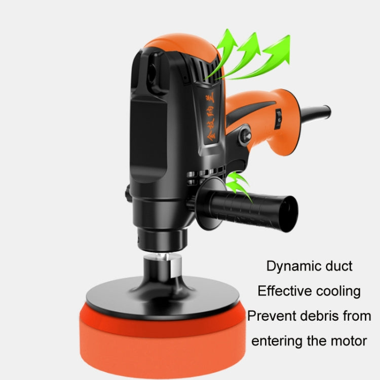 Car Beauty Sealing Glaze Polishing Machine Tile Repair Waxing Machine With Sponge Set, Model: 220V UK Plug - free shipping - PMC TechLife - Order now!