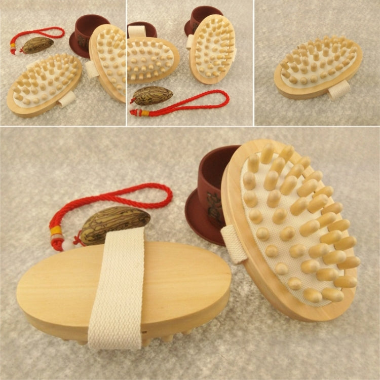 Soothing Body Massage Brush Wood Balloon Cushion Massager - free shipping - PMC TechLife - Order now!