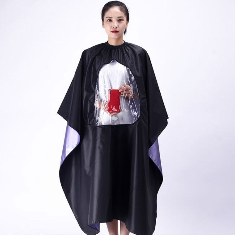Water-resistant Transparent and Visible Increase Haircut Cloth Adult Haircut