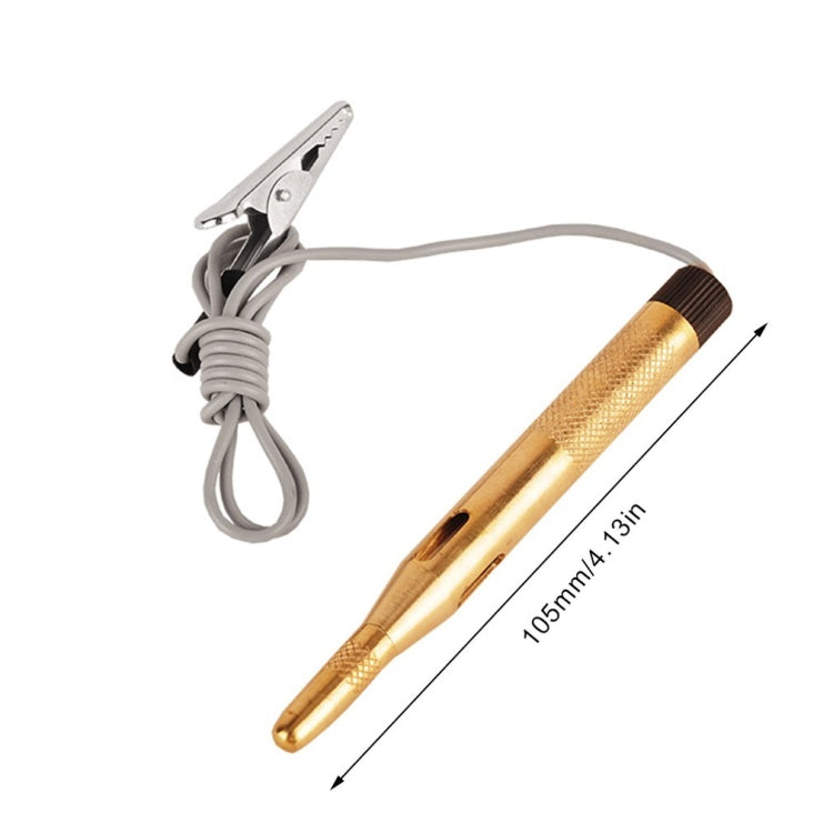 2 PCS 6-24V Copper Electric Pen General Test Light Automotive Circuit Test Pencil - Electronic Test by PMC TechLife | Online Shopping South Africa | PMC TechLife | Buy Now Pay Later Mobicred