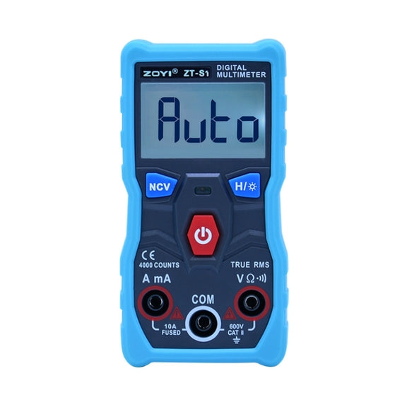 ZOYI ZT-S1 Intelligent Digital Multimeter Automatic Capacitance Ammeter(Blue Standard)