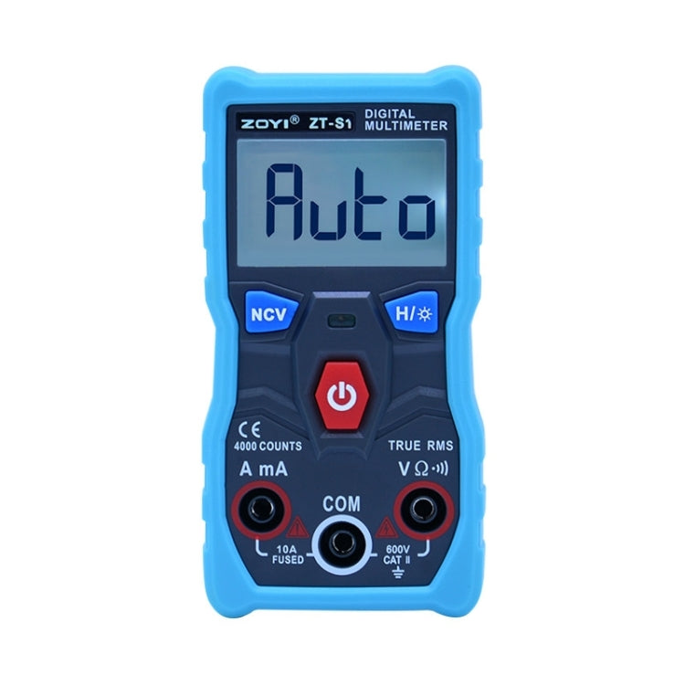 ZOYI ZT-S1 Intelligent Digital Multimeter Automatic Capacitance Ammeter(Blue Standard)