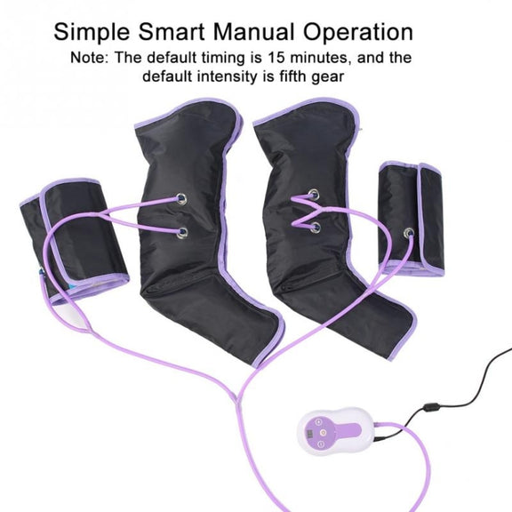 Air Wave Pneumatic Leg Massager Home Air Pressure Massager, Plug Type:US Plug