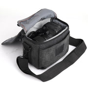 Universal DSLR Camera Shoulder Bag Canvas Photo Handbag, External size: 19 x 17 x 10mm(Black)