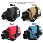 Universal DSLR Camera Shoulder Bag Canvas Photo Handbag, External size: 19 x 17 x 10mm(Black)
