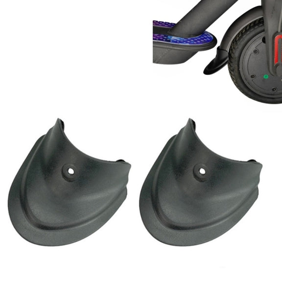 3 Pairs Scooter Fender Fishtail Rubber Front And Rear Fender Modified Accessories for Xiaomi M365 / Pro(Mudguard Black)