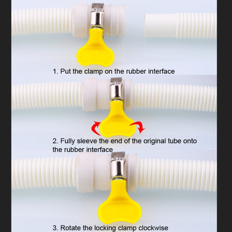 18mm Diameter Plastic Drain Pipe Water Outlet Extension Hose with Clamp for Semi-automatic Washing Machine / Air Conditioner, Size:3m  Length - Air Conditioning & Accessories by PMC TechLife | Online Shopping South Africa | PMC TechLife | Buy Now Pay Later Mobicred