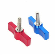 10PCS T-shaped Screw Multi-directional Adjustment Hand Screw Aluminum Alloy Handle Screw, Specification:M4(Blue)
