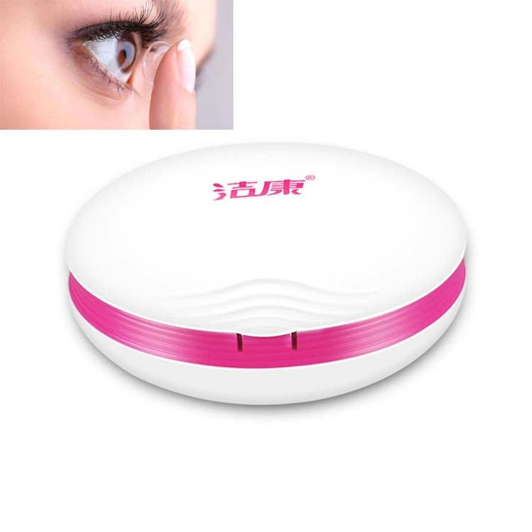Jie Kang Contact Lens Cleaner and Contact Lens Automatic Cleaning Machine Box(Rose Red White) - free shipping - PMC TechLife - Order now!