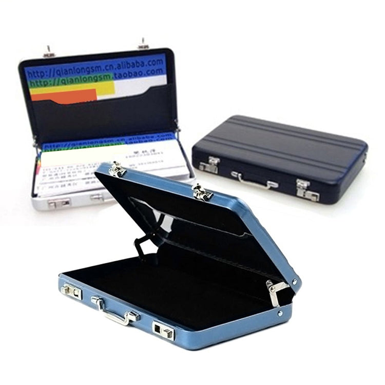 Aluminum Storage Box Business Card Holder Credit Card Bank Card Storage Box(Gold) - free shipping - PMC TechLife - Order now!