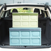Car Trunk Storage Box Foldable Car Plastic Storage Box, Size:L(Blue)