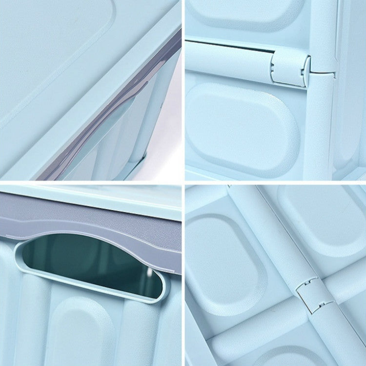 Car Trunk Storage Box Foldable Car Plastic Storage Box, Size:L(Light Brown)