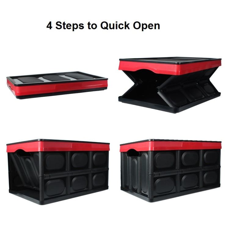 Car Trunk Storage Box Foldable Car Plastic Storage Box, Size:S(Blue)