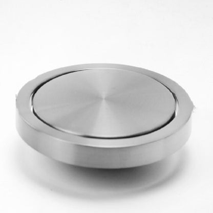 Embedded Type Stainless Steel Swing Cover Flip Kitchen Countertop Trash Can Lid  Cap, Size:Round Drawing 20cm Diameter(Silver) - free shipping - PMC Jewellery - Order now!