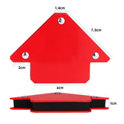 Magnetic Welding Positioner Triangular Strong Magnetic Holder, Size:75 Pounds